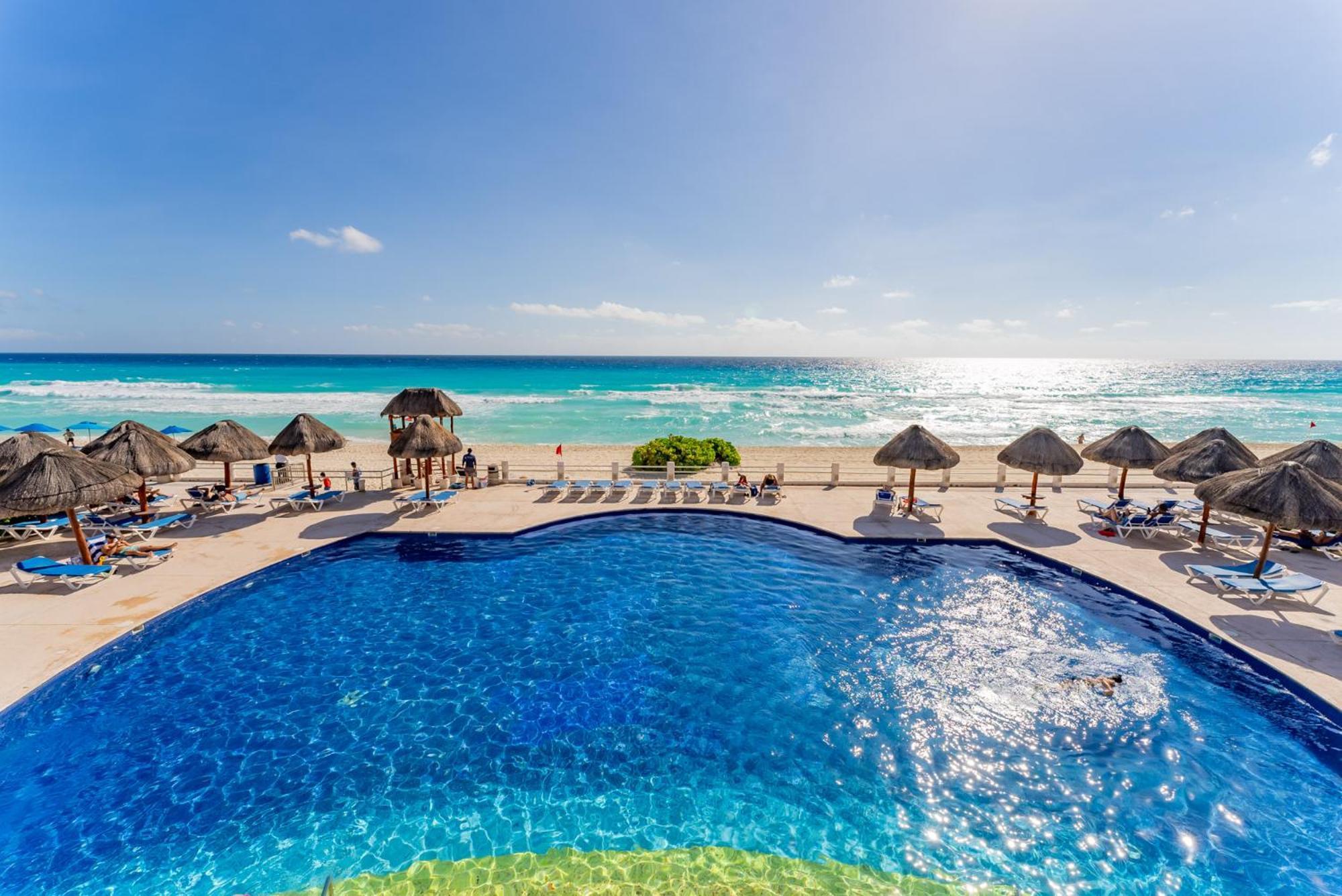 Sparkling Ocean View In 坎昆 外观 照片